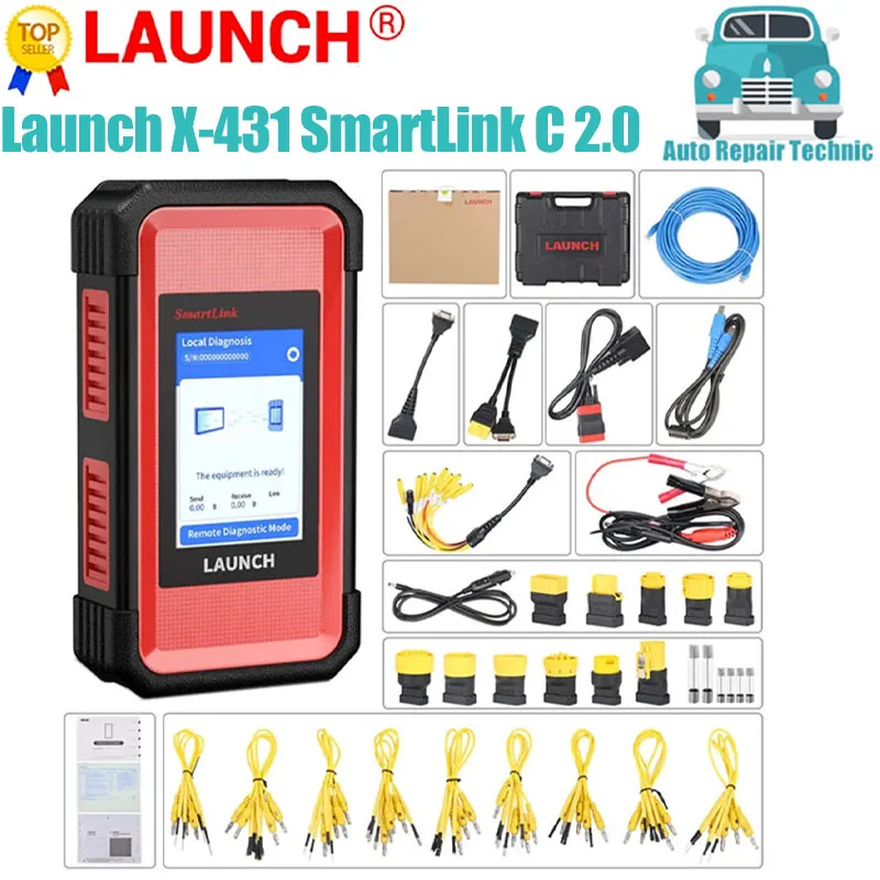 Launch X-431 SmartLink C 2.0 Heavy-duty Truck Module for Commercial Vehicles/ Passenger/ New Energy Cars
Launch X-431 SmartLink C 2.0 Heavy-duty Truck Module for Commercial Vehicles/ Passenger/ New Energy Cars