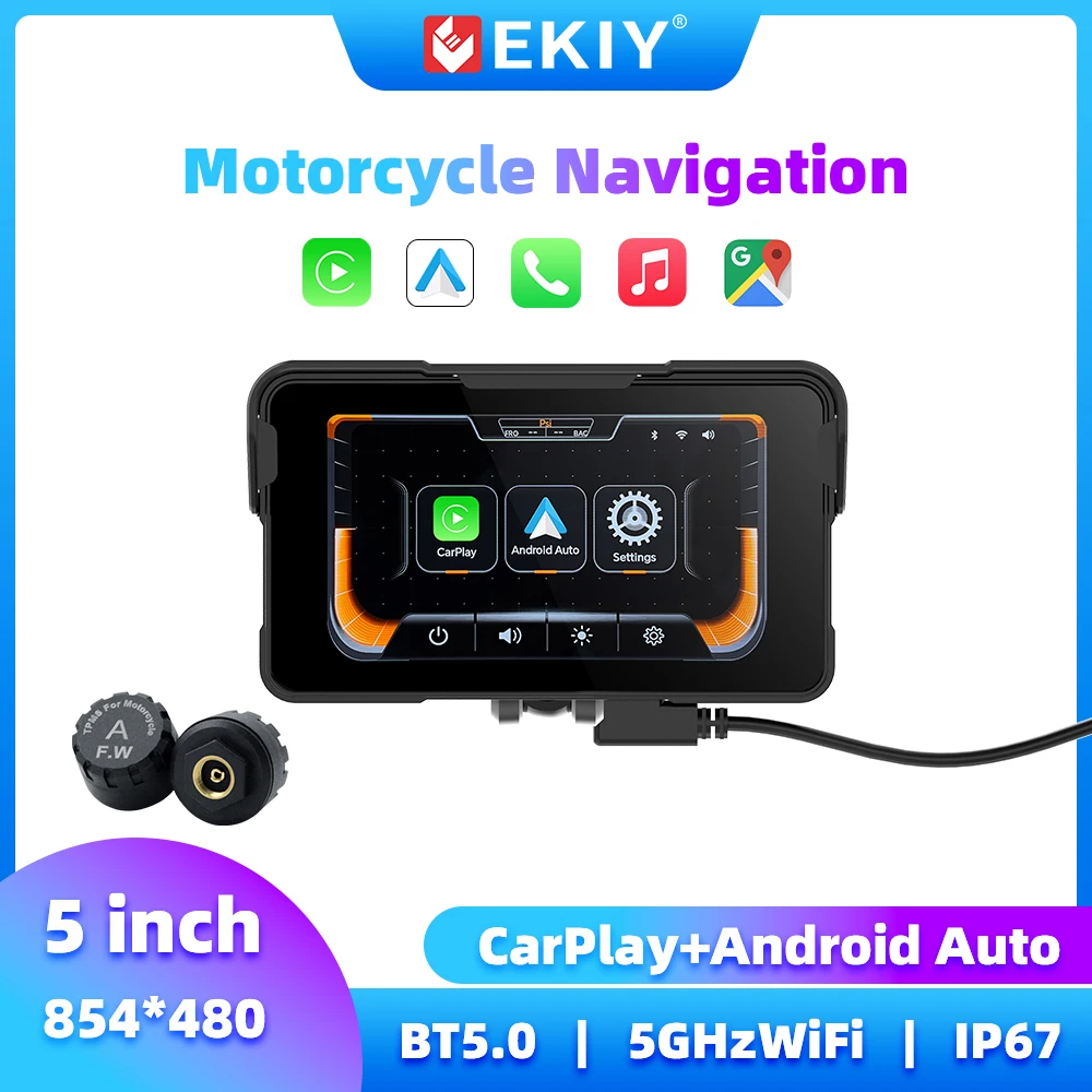 EKIY 5-дюймовый беспроводной Carplay Android Auto Мотоцикл Carplay Мотоцикл Навигация GPS Дисплей Монитор Мотоцикл GPS Экран
EKIY 5-дюймовый беспроводной Carplay Android Auto Мотоцикл Carplay Мотоцикл Навигация GPS Дисплей Монитор Мотоцикл GPS Экран