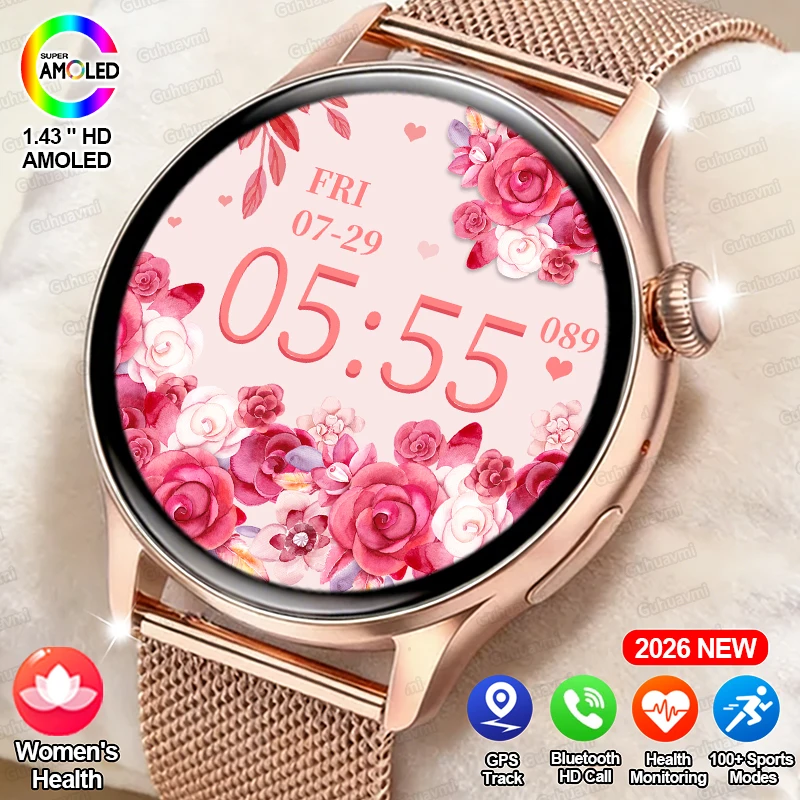 НОВЫЕ модные умные часы для женщин с AMOLED-дисплеем, водонепроницаемостью IP68, измерением пульса, функцией звонков по Bluetooth, GPS, умные часы для женщин, модный подарок
НОВЫЕ модные умные часы для женщин с AMOLED-дисплеем, водонепроницаемостью IP68, измерением пульса, функцией звонков по Bluetooth, GPS, умные часы для женщин, модный подарок