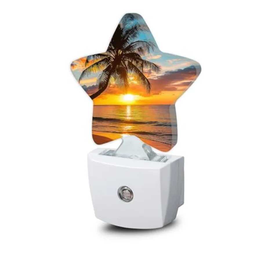 Nightlight, Sunset Beach Star Night Lights Plug into Wall Decorations for Bedroom Bathroom, Dusk to Dawn Sensor Kitchen Hallway
Nightlight, Sunset Beach Star Night Lights Plug into Wall Decorations for Bedroom Bathroom, Dusk to Dawn Sensor Kitchen Hallway