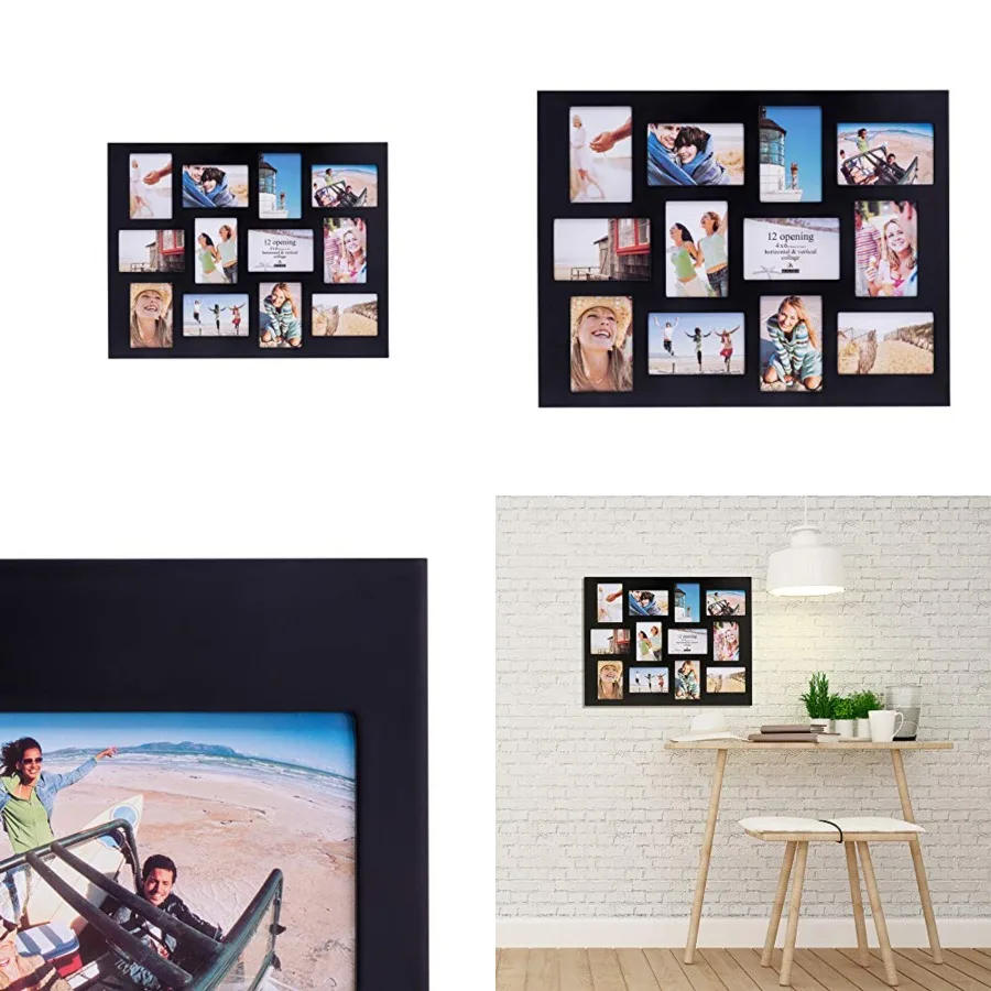 Black 12 Opening Collage Photo Frame
Black 12 Opening Collage Photo Frame