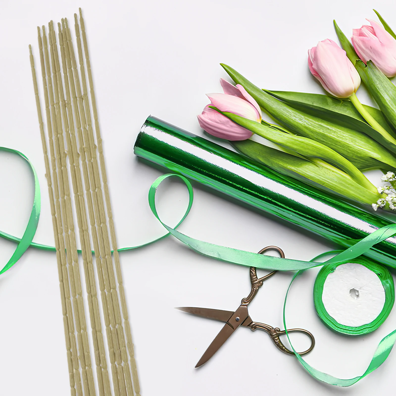 10 Pcs Simulated Flower Branches Decorative Stems Diy Floral Rod Artificial Manual Fake Making Supplies
10 Pcs Simulated Flower Branches Decorative Stems Diy Floral Rod Artificial Manual Fake Making Supplies
