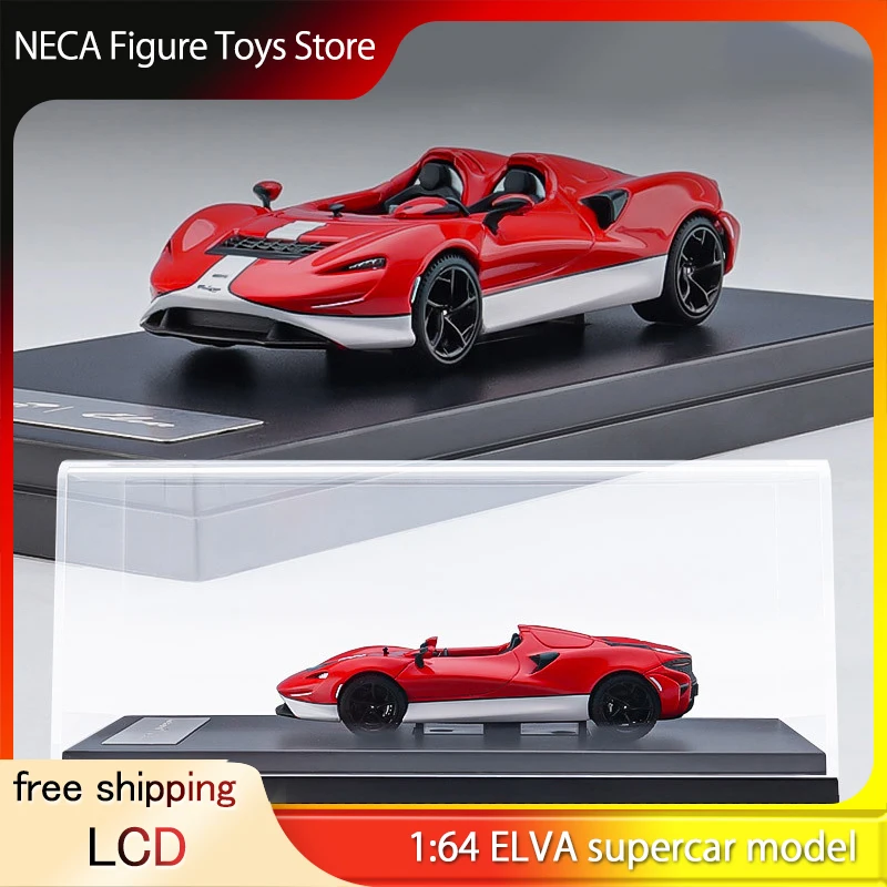 LCD 1:64 Elva Alloy Hypercar Model Simulation Collectible with Display Base Storage Box Limited Edition Static Car for Adults
LCD 1:64 Elva Alloy Hypercar Model Simulation Collectible with Display Base Storage Box Limited Edition Static Car for Adults