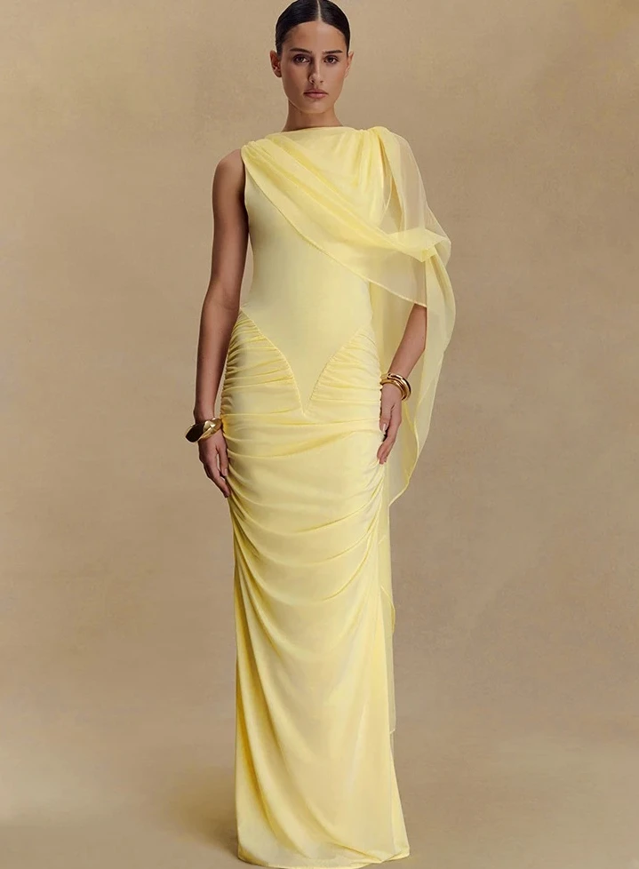 Элегантное облегающее длинное платье с драпировкой, сексуальное, женское, модное, с одним рукавом, в стиле пэчворк, для вечеринок и клубов
Элегантное облегающее длинное платье с драпировкой, сексуальное, женское, модное, с одним рукавом, в стиле пэчворк, для вечеринок и клубов