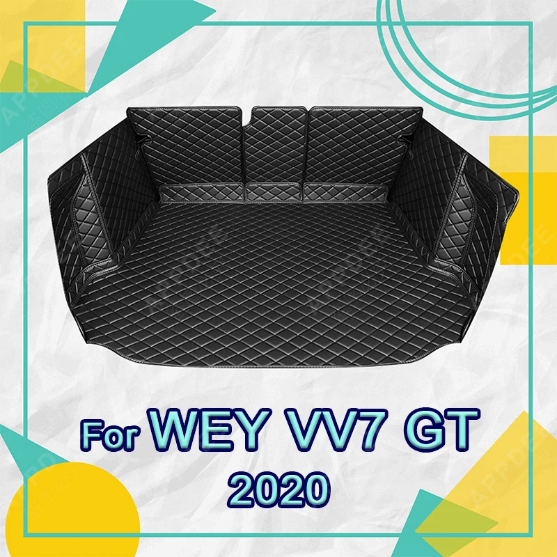 Автоматический коврик в багажник с полным покрытием для WEY VV7 GT 2020, кожаный чехол для багажника автомобиля, подкладка для багажника, аксессуары для защиты салона
Автоматический коврик в багажник с полным покрытием для WEY VV7 GT 2020, кожаный чехол для багажника автомобиля, подкладка для багажника, аксессуары для защиты салона