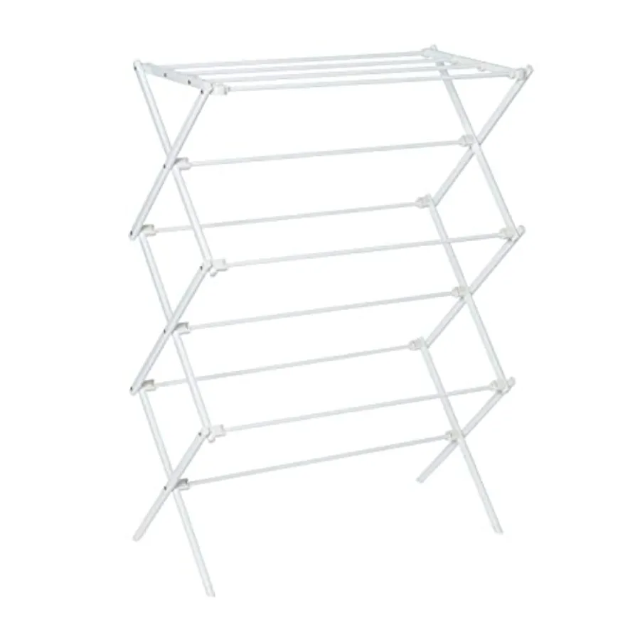 Collapsible Laundry Drying Rack, Portable Clothes Rack, Space-Saving and Easy to Store Metal Garment Rack, Sturdy Clothes Dryer
Collapsible Laundry Drying Rack, Portable Clothes Rack, Space-Saving and Easy to Store Metal Garment Rack, Sturdy Clothes Dryer