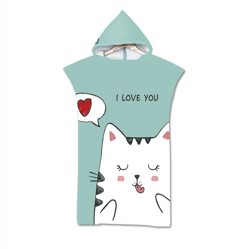 Hooded Poncho Towel for Adult and Kid,Cute Cat Hearts Pattern,Blue Pink,Surf Swim,Beach Changing Robe,Holiday Gift,Drop Shipping
Hooded Poncho Towel for Adult and Kid,Cute Cat Hearts Pattern,Blue Pink,Surf Swim,Beach Changing Robe,Holiday Gift,Drop Shipping