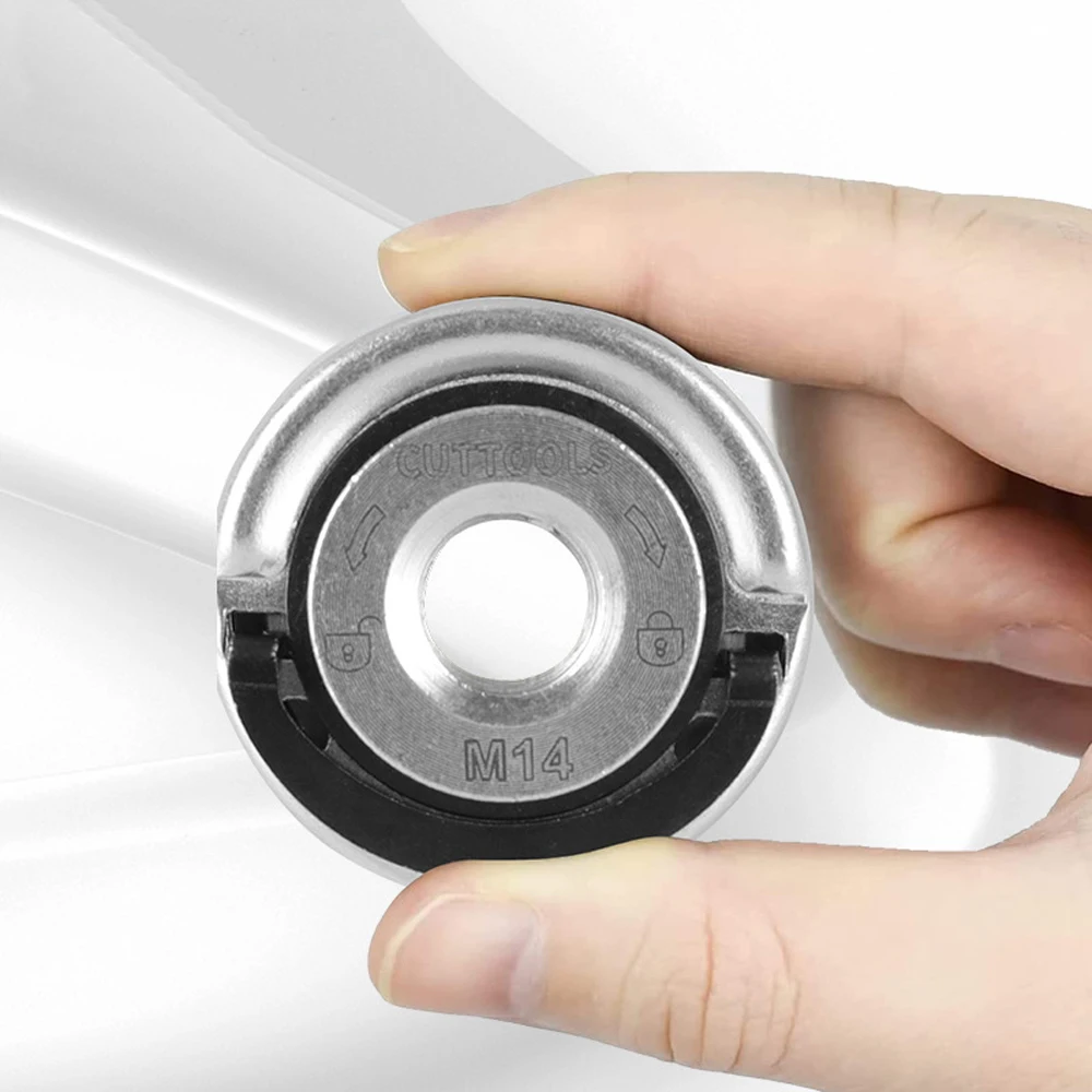 Quick Release Angle Grinder Locking Nuts M14 Angle Grinder Flange Nut Replacment Lock Nuts for Angle Grinder with M14 Spindle
Quick Release Angle Grinder Locking Nuts M14 Angle Grinder Flange Nut Replacment Lock Nuts for Angle Grinder with M14 Spindle
