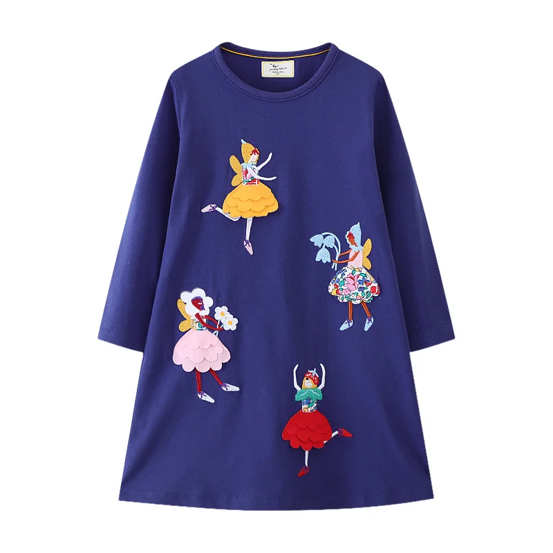 Jumping Meters 2-7T Princess Girls Dresses Fairy Tale Embroidery Long Sleeve Baby Girls Clothes Party Kids Frocks Costume
Jumping Meters 2-7T Princess Girls Dresses Fairy Tale Embroidery Long Sleeve Baby Girls Clothes Party Kids Frocks Costume
