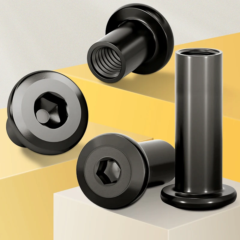 Flat Hex Hexagon Socket Head Furniture Rivet Connector Insert Joint Sleeve Cap Nut M2 M3 M4 Black 304 Stainless Steel
Flat Hex Hexagon Socket Head Furniture Rivet Connector Insert Joint Sleeve Cap Nut M2 M3 M4 Black 304 Stainless Steel