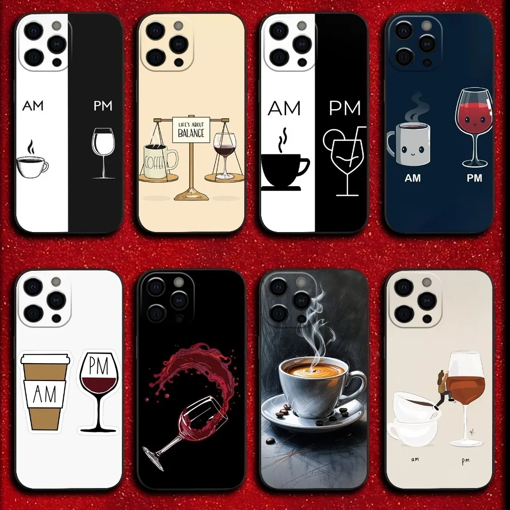 Coffee Wine Cup Phone Case For iPhone 16,15,14,13,12,11,Pro,XS,Max,XR,Plus,E,Mini Soft Black Cover
Coffee Wine Cup Phone Case For iPhone 16,15,14,13,12,11,Pro,XS,Max,XR,Plus,E,Mini Soft Black Cover
