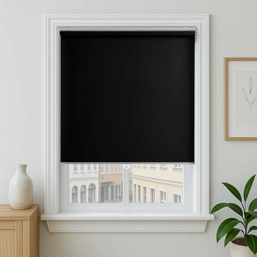 Claire HAN Cordless Roller Shade, Free-Stop out Blinds for Windows, Thermal Insulated UV Protection Waterproof, Roll Up Blinds
Claire HAN Cordless Roller Shade, Free-Stop out Blinds for Windows, Thermal Insulated UV Protection Waterproof, Roll Up Blinds