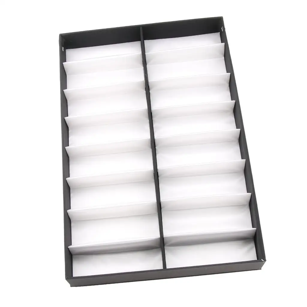 Black Glasses Eyeglasses Storage Box Sunglasses Jewelry Display Case Organizer Rack Stand Holder for 16 Pairs
Black Glasses Eyeglasses Storage Box Sunglasses Jewelry Display Case Organizer Rack Stand Holder for 16 Pairs