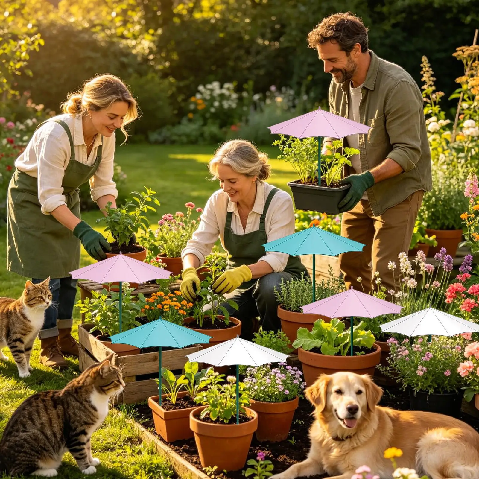 Shade For Plants 3 Pieces UV Protection Shade 26.5cm Garden Umbrella Shade With Stake For Outdoor Yard Patio Balcony Garden Bed
Shade For Plants 3 Pieces UV Protection Shade 26.5cm Garden Umbrella Shade With Stake For Outdoor Yard Patio Balcony Garden Bed