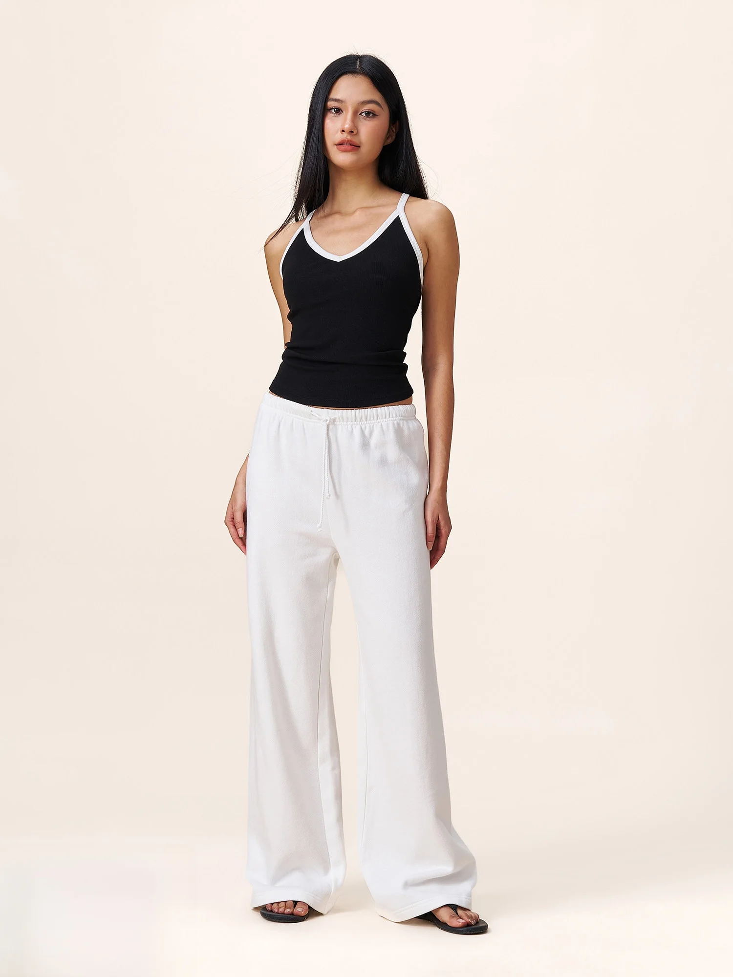 Yescci Comfortable Sport Pants Women's Wide Leg Sweatpants Elastic Lazy Feel Straight Tube Pants Cotton Natural Waist
Yescci Comfortable Sport Pants Women's Wide Leg Sweatpants Elastic Lazy Feel Straight Tube Pants Cotton Natural Waist