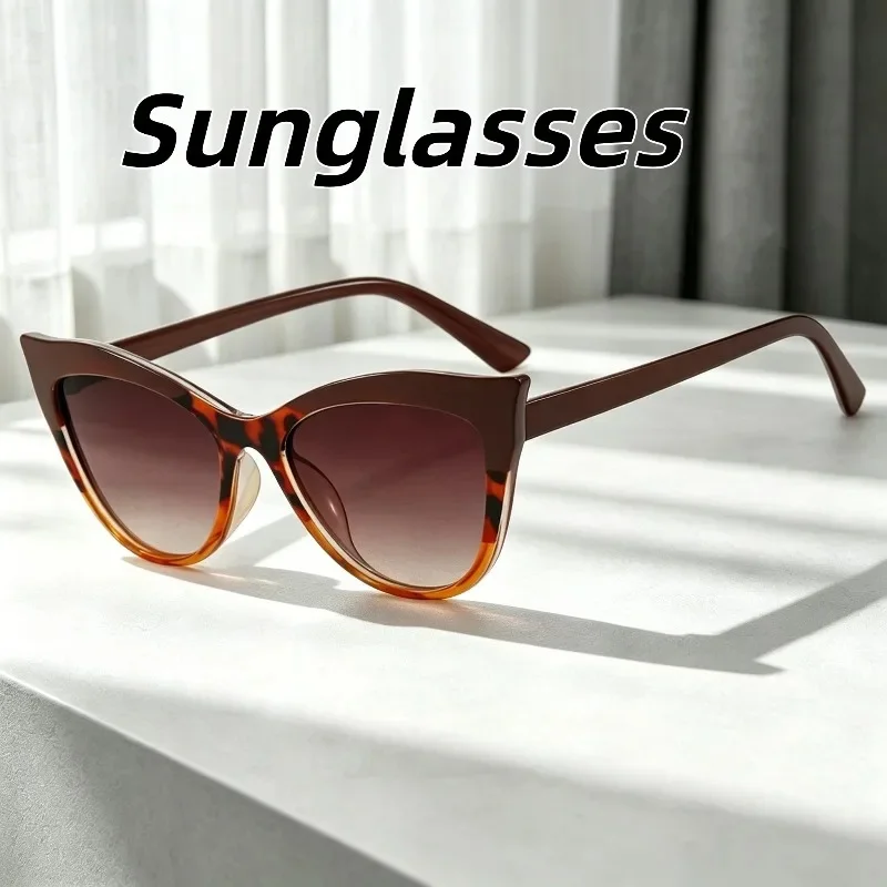 New Fashion Splicing Color Cat Eye Frame Sunglasses Anti Blue Light Eyewear Trendy Shades Fishing Cycling Driving Outdoor Unisex
New Fashion Splicing Color Cat Eye Frame Sunglasses Anti Blue Light Eyewear Trendy Shades Fishing Cycling Driving Outdoor Unisex