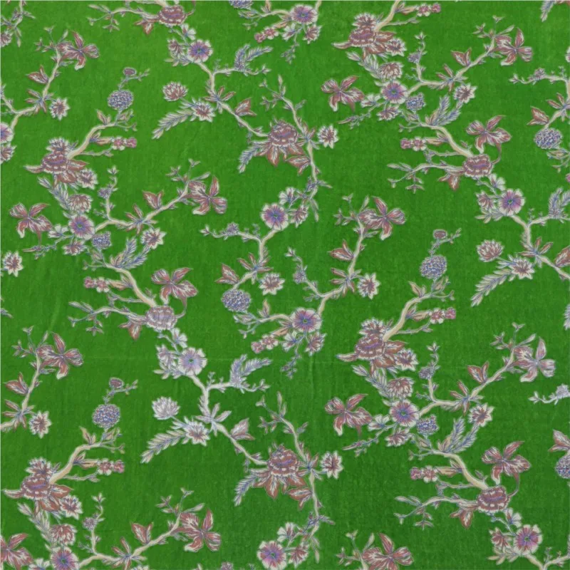 Woven velvet brocade viscose printed mottled and burned fabric nightgown dress cheongsam
Woven velvet brocade viscose printed mottled and burned fabric nightgown dress cheongsam