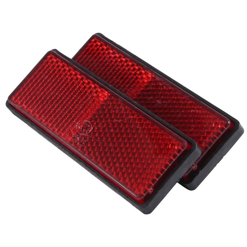 Rectangle Red Reflectors Universal For Motorcycles ATV Bikes Dirt Bikes
Rectangle Red Reflectors Universal For Motorcycles ATV Bikes Dirt Bikes