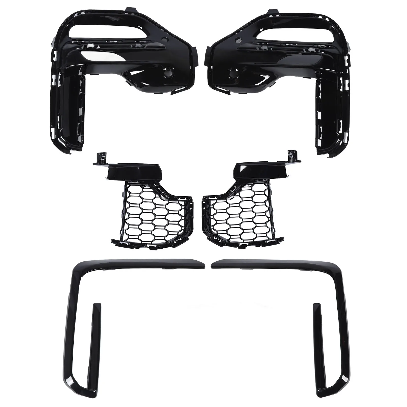 Рамка противотуманной фары, решетка воздухозаборника, боковая декоративная решетка, накладка на решетку, сменная крышка, декоративная рамка для BMW X5 G05 M50 M Sport Pre‑LCI
Рамка противотуманной фары, решетка воздухозаборника, боковая декоративная решетка, накладка на решетку, сменная крышка, декоративная рамка для BMW X5 G05 M50 M Sport Pre‑LCI