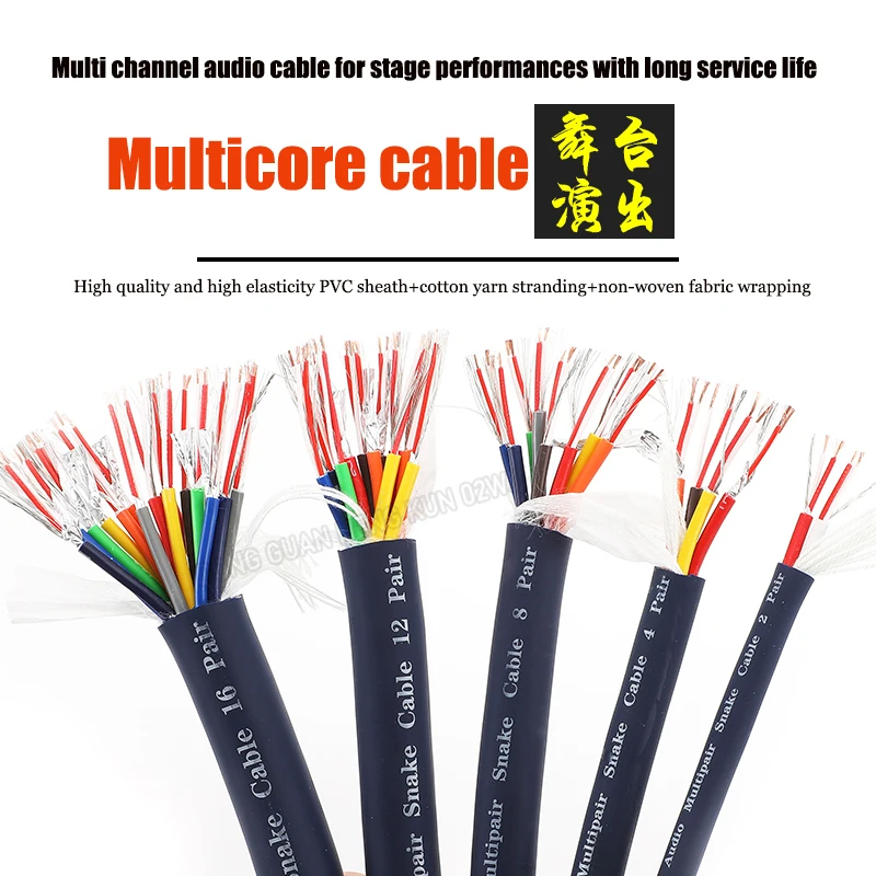 1m Audio Control Cable Multi-Channel 4-Core 8-Way 12-Channel Signal Cable Audio Cable Multichannel Electrical Accessories
1m Audio Control Cable Multi-Channel 4-Core 8-Way 12-Channel Signal Cable Audio Cable Multichannel Electrical Accessories