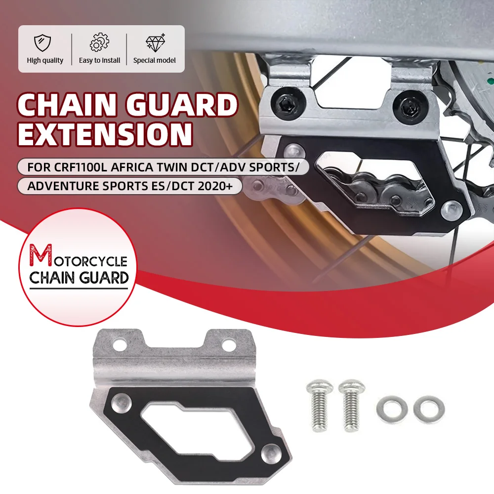 For HONDA CRF1100L AFRICA TWIN DCT/ADV SPORTS/ADVENTURE SPORTS ES/DCT 2020+ Motorcycle Chain Guard Cover Protector Accessories
For HONDA CRF1100L AFRICA TWIN DCT/ADV SPORTS/ADVENTURE SPORTS ES/DCT 2020+ Motorcycle Chain Guard Cover Protector Accessories