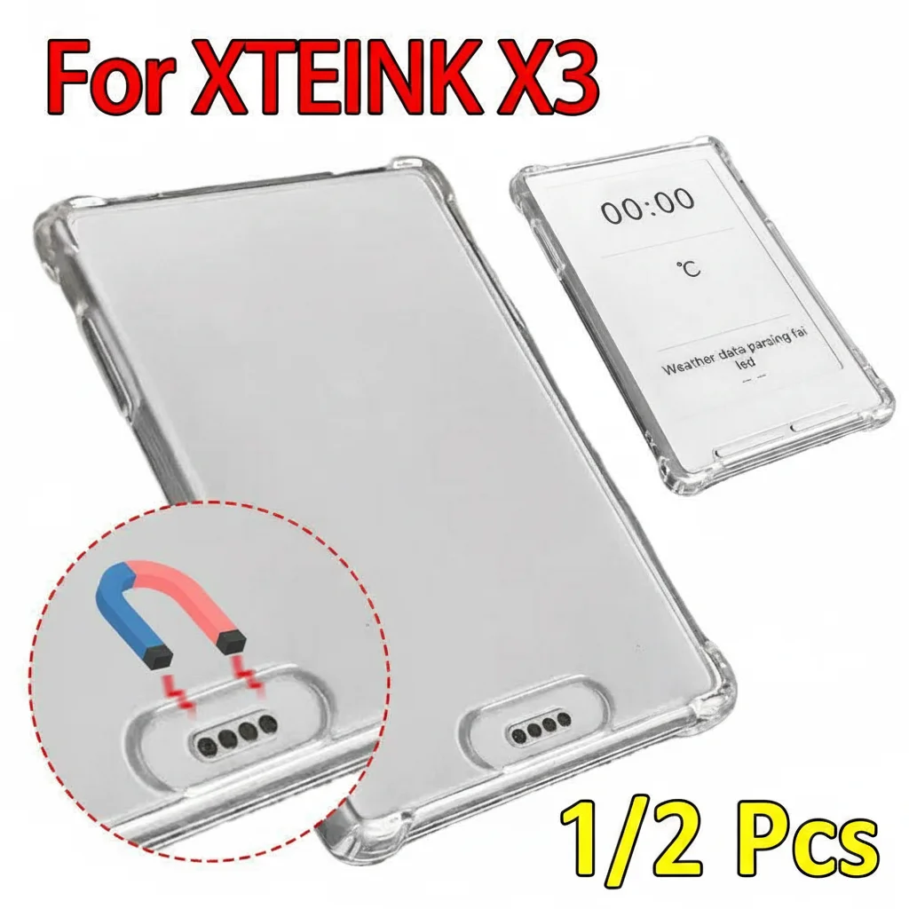 1/2Pcs Anti-Falling Case For XTEINK X3 E-Book XteinkX3 Original Protective Back Cover Soft TPU Shockproof Back Clear Case
1/2Pcs Anti-Falling Case For XTEINK X3 E-Book XteinkX3 Original Protective Back Cover Soft TPU Shockproof Back Clear Case