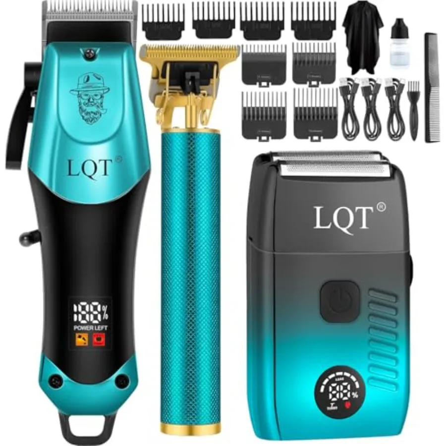 Hair Clippers for Men Professional, Beard Trimmer Kits and Sets, Electric Shavers, Hair Clippers and Trimmer Ceramic T-Blade, f
Hair Clippers for Men Professional, Beard Trimmer Kits and Sets, Electric Shavers, Hair Clippers and Trimmer Ceramic T-Blade, f