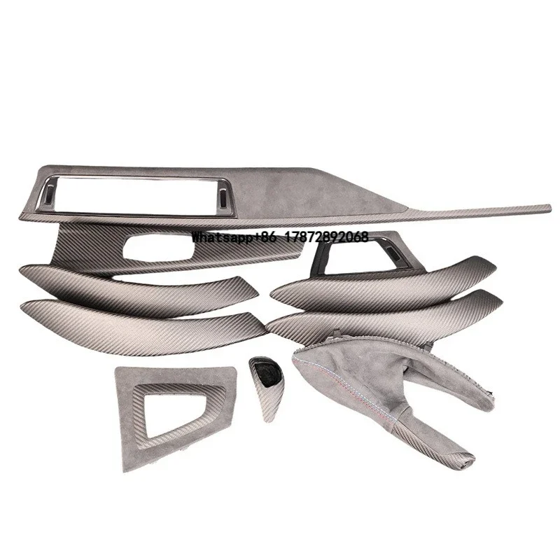 10pcs Carbon Fiber Interior Trim Kit Set for 3 Series F10 F15 F30 F36 F82 E87 E90 Dashboard Decorative Cover M Style
10pcs Carbon Fiber Interior Trim Kit Set for 3 Series F10 F15 F30 F36 F82 E87 E90 Dashboard Decorative Cover M Style