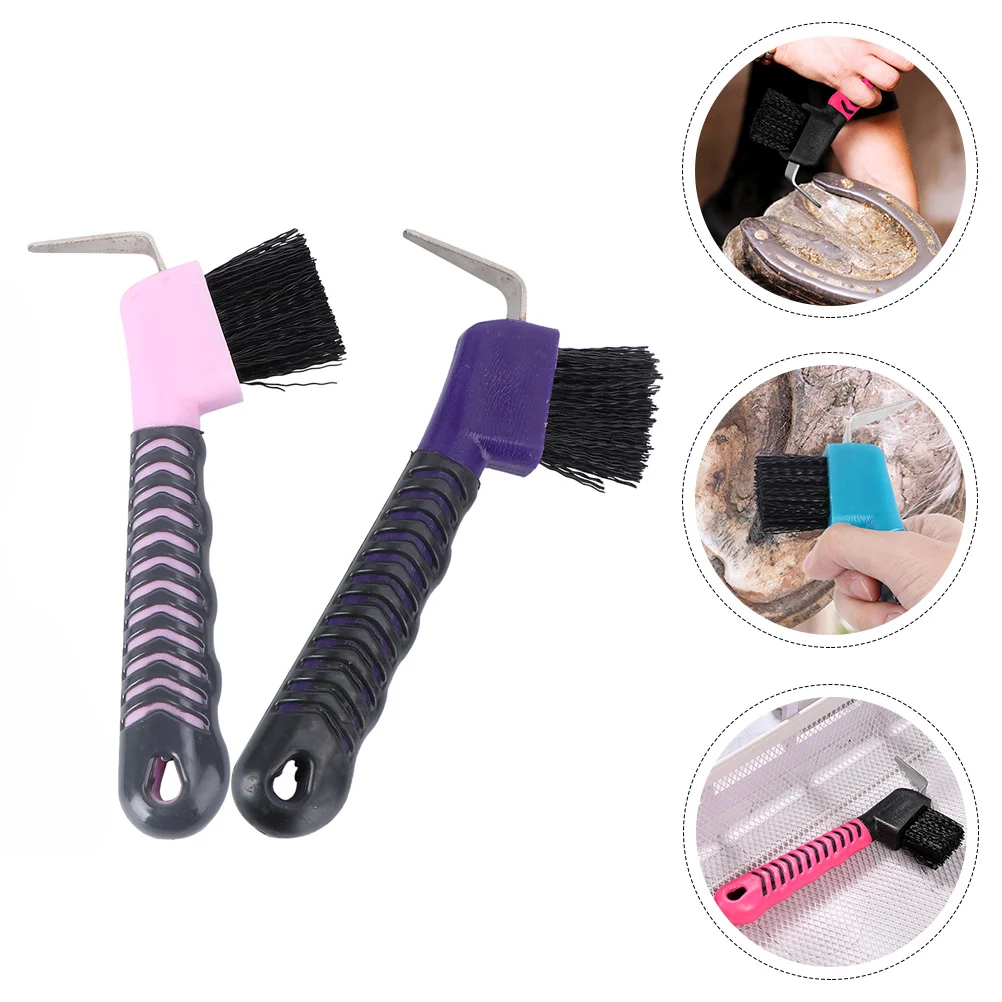 2 PCS Horseshoe Brush Hoof Plastic Hook Cleaner Major Professional Grooming Tool Pp Cleaning with
2 PCS Horseshoe Brush Hoof Plastic Hook Cleaner Major Professional Grooming Tool Pp Cleaning with