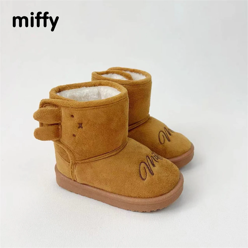 Хлопковые ботинки Kawaii Miffy с героями мультфильмов, детская теплая хлопковая обувь, зимние нескользящие зимние ботинки, флисовые ботильоны, подарочная игрушка
Хлопковые ботинки Kawaii Miffy с героями мультфильмов, детская теплая хлопковая обувь, зимние нескользящие зимние ботинки, флисовые ботильоны, подарочная игрушка