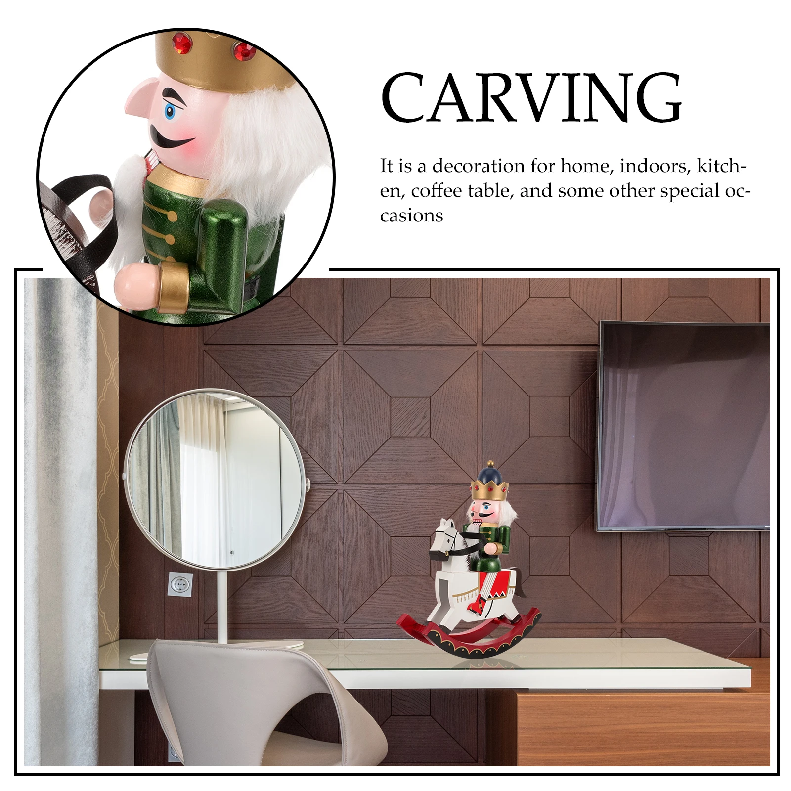 Wooden Nutcracker Soldier Handcrafted Christmas Decoration Desktop Ornament Home Decor Craft Xmas Nutcracker
Wooden Nutcracker Soldier Handcrafted Christmas Decoration Desktop Ornament Home Decor Craft Xmas Nutcracker