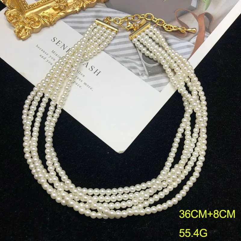 Foreign Trade Heavy Industry Retro Glazed Pearl Multi-layer Design Necklace Neck Chain Temperament Versatile Trend Sweater Chain
Foreign Trade Heavy Industry Retro Glazed Pearl Multi-layer Design Necklace Neck Chain Temperament Versatile Trend Sweater Chain