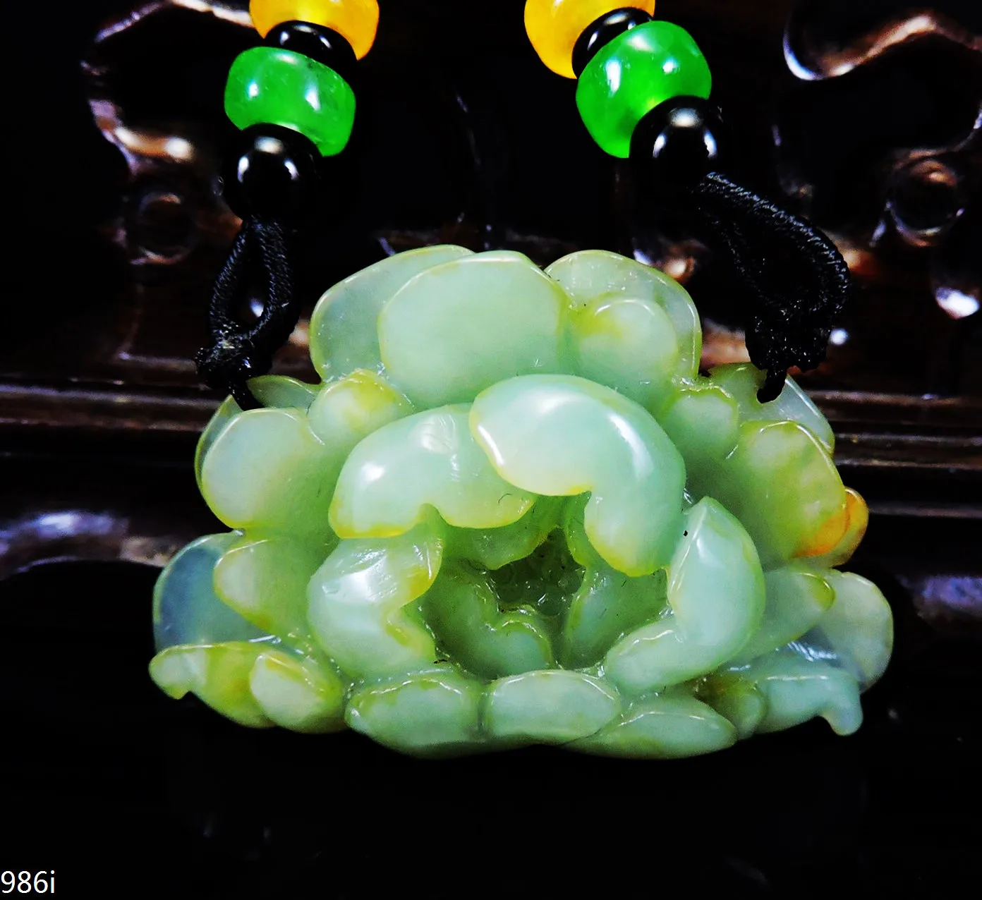 Jade Jewelry Natural Jade Pendant Necklace Hand-Carved peony flower Jadeite Necklace Pendant Gift No Treatment 986i
Jade Jewelry Natural Jade Pendant Necklace Hand-Carved peony flower Jadeite Necklace Pendant Gift No Treatment 986i