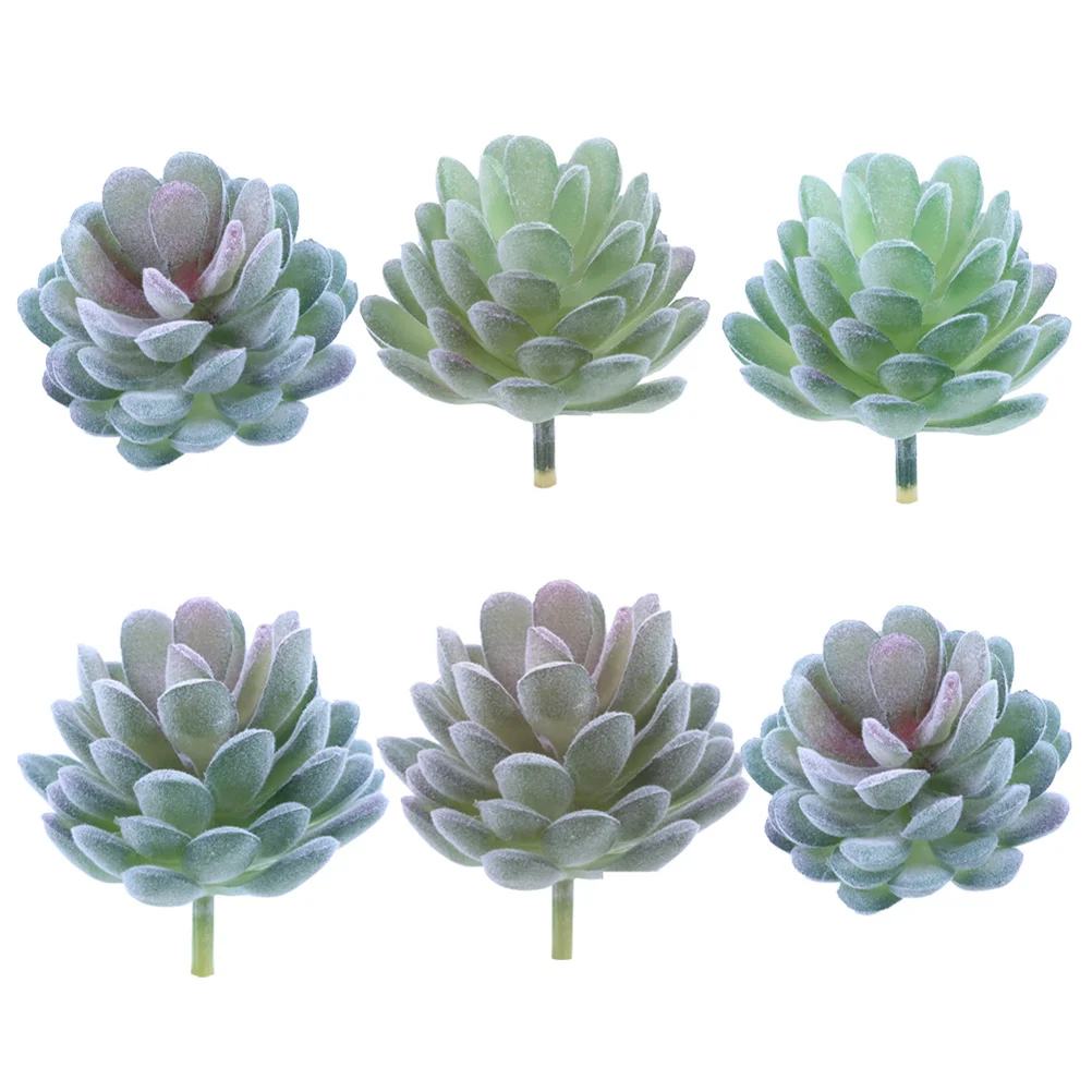 6Pcs Lifelike Simulated Succulent Plants Artificial Office Home Balcony Green Plant Decorations Realistic Craft Props
6Pcs Lifelike Simulated Succulent Plants Artificial Office Home Balcony Green Plant Decorations Realistic Craft Props