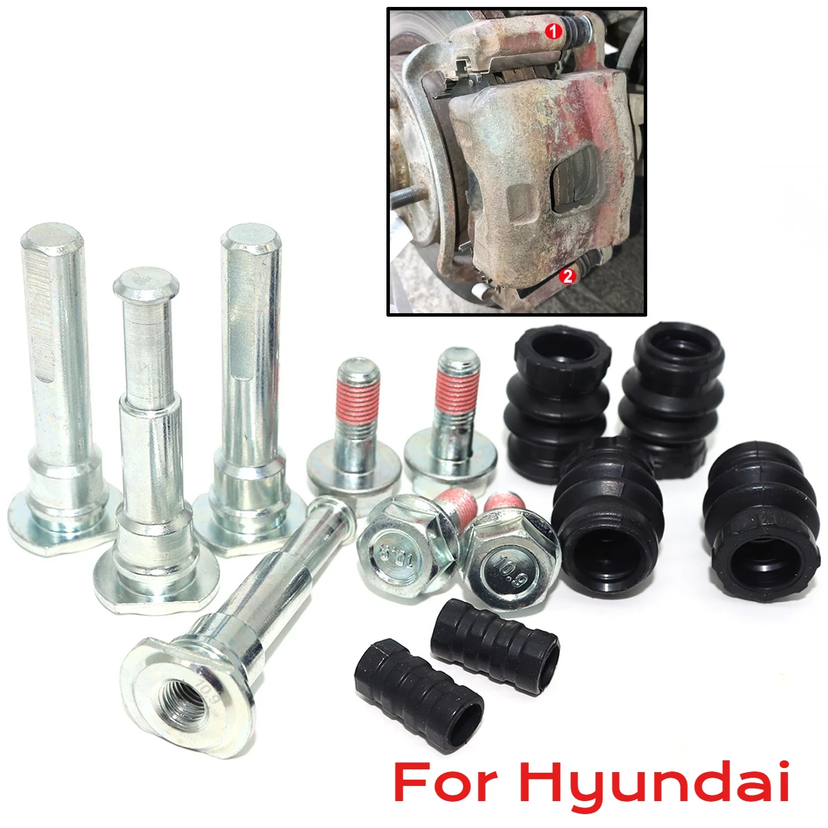 Brake Caliper Cylinder Slider Guide Pin Bushing Boot Seal Kit For Hyundai ATOS COUPE ELANTRA GALLOPER HIGHWAY LANTRA MATRIX XG
Brake Caliper Cylinder Slider Guide Pin Bushing Boot Seal Kit For Hyundai ATOS COUPE ELANTRA GALLOPER HIGHWAY LANTRA MATRIX XG