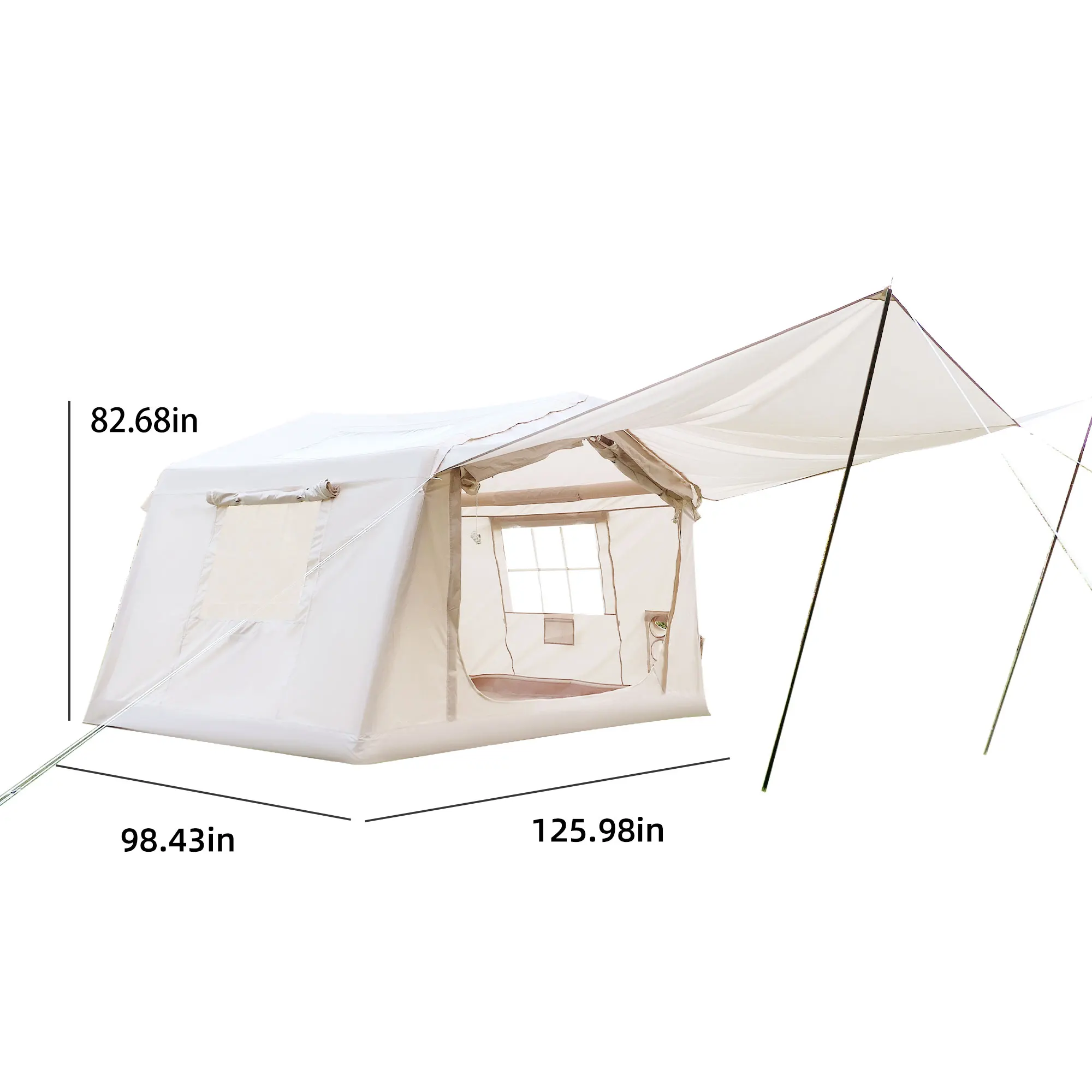 !@8 m Outdoor Inflatable Camping Tent 4 Season Waterproof Oxford Fabric Modern Design Portable Comfortable Foldable Hand Pump
!@8 m Outdoor Inflatable Camping Tent 4 Season Waterproof Oxford Fabric Modern Design Portable Comfortable Foldable Hand Pump