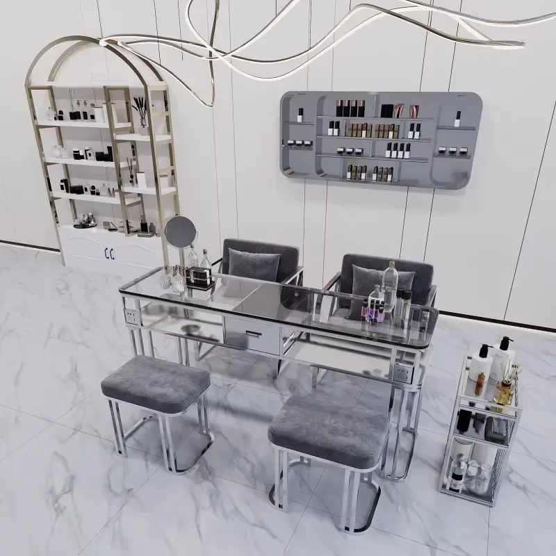 Manicurist Makeup Manicure Table Living Room Simple Office Manicure Table Designer Technician Tafel Nails Salon Furniture
Manicurist Makeup Manicure Table Living Room Simple Office Manicure Table Designer Technician Tafel Nails Salon Furniture