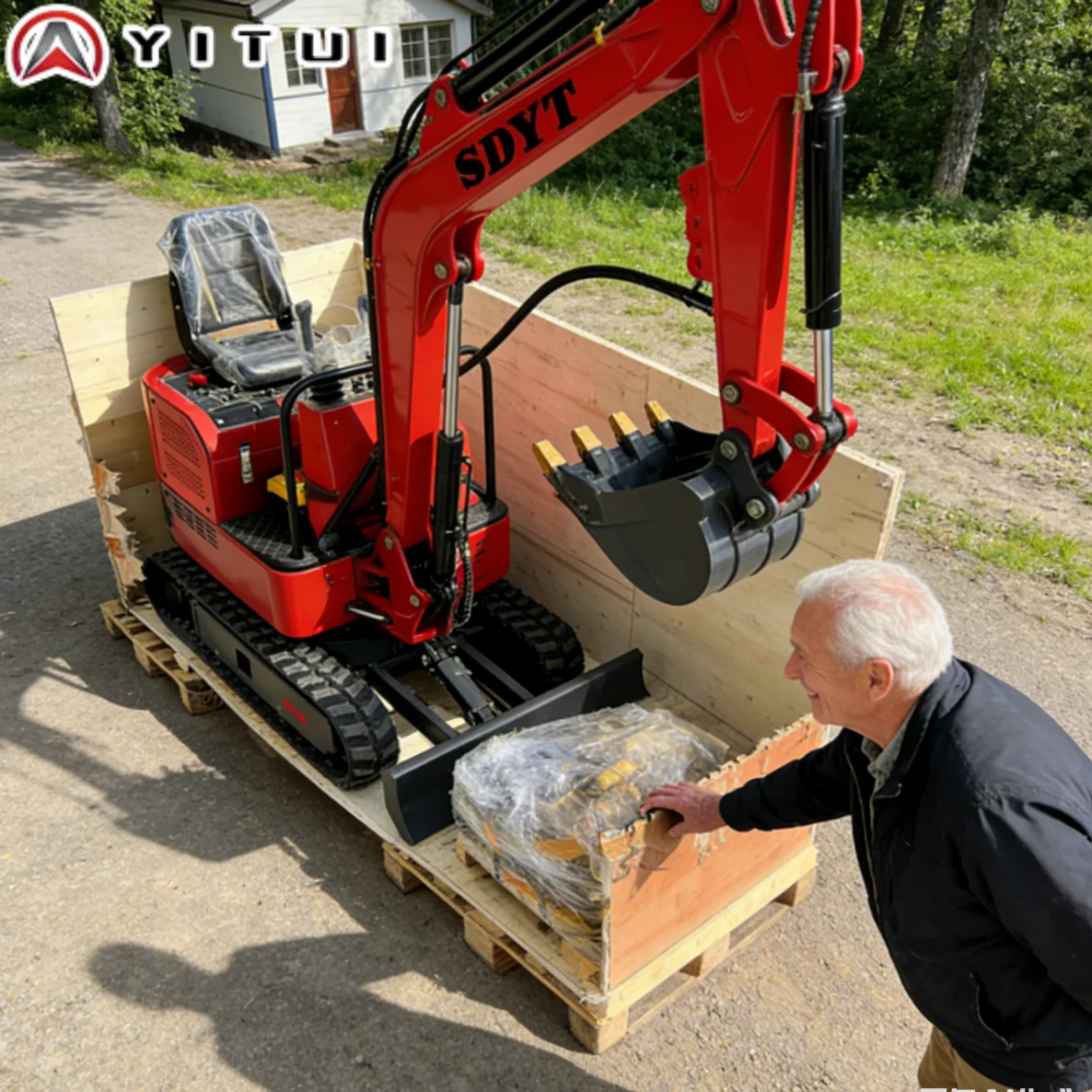 Индивидуальный компактный мини-экскаватор 1,2 тонны с гусеничным шасси — идеально подходит для копания посадки в помещении и на открытом воздухе
Индивидуальный компактный мини-экскаватор 1,2 тонны с гусеничным шасси — идеально подходит для копания посадки в помещении и на открытом воздухе