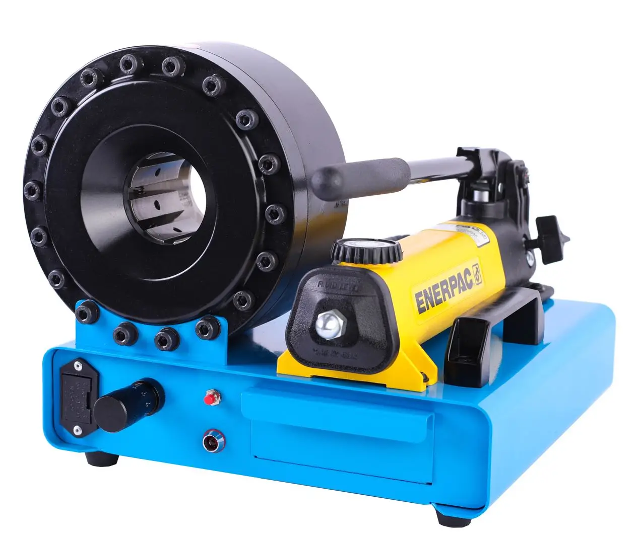 Crimping machine P16HP Crimping Pneumatic Steel Hydraulic Hose Pipe Portable Crimping Machine
Crimping machine P16HP Crimping Pneumatic Steel Hydraulic Hose Pipe Portable Crimping Machine