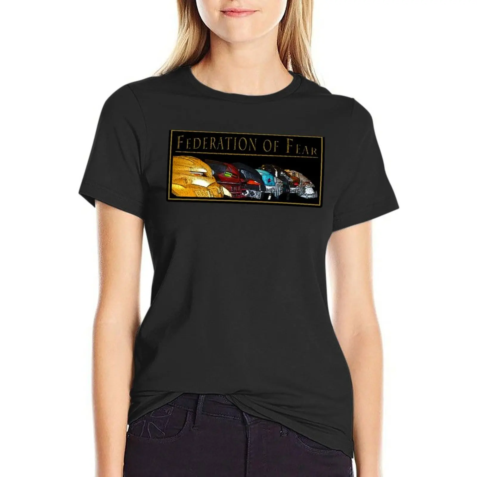 Federation of Fear Mugshot T-Shirt funny korean fashion graphics clothes for woman
Federation of Fear Mugshot T-Shirt funny korean fashion graphics clothes for woman