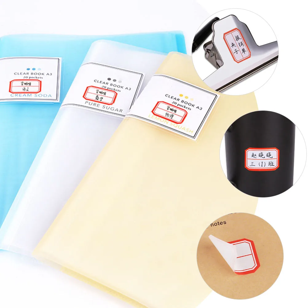 140 Sheets Waterproof Self-adhesive Label Stickers Compact Classified Tag Convenient Marking Accessory Bottle Work
140 Sheets Waterproof Self-adhesive Label Stickers Compact Classified Tag Convenient Marking Accessory Bottle Work