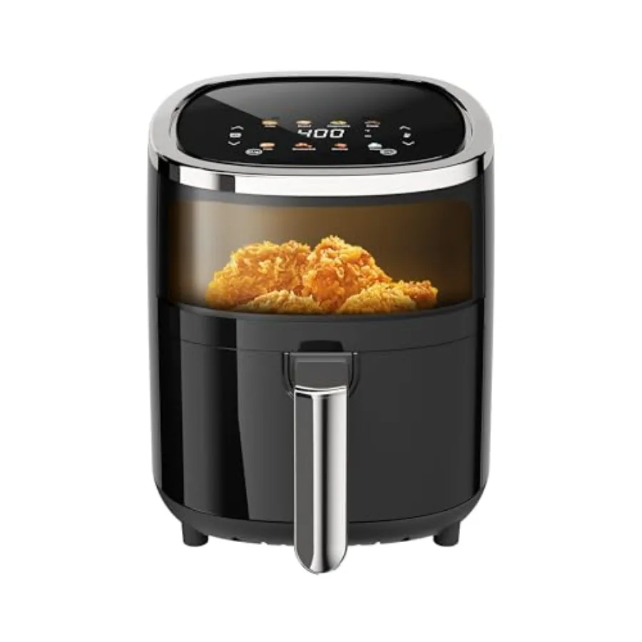Compact 4.0QT 9-in-1 Digital Air Fryer with Touchscreen Display View Window 12 Presets Nonstick Basket Dishwasher Safe Healthy
Compact 4.0QT 9-in-1 Digital Air Fryer with Touchscreen Display View Window 12 Presets Nonstick Basket Dishwasher Safe Healthy