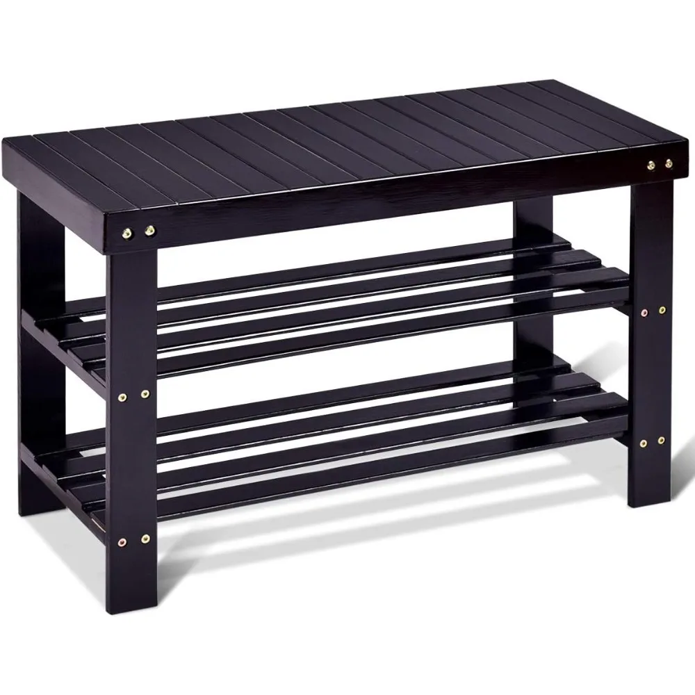 Полка для обуви GOFLAME, 2-уровневая полка для хранения бамбукового сиденья, отдельно стоящая скамейка для хранения обуви со стильным и современным дизайном, обувь
Полка для обуви GOFLAME, 2-уровневая полка для хранения бамбукового сиденья, отдельно стоящая скамейка для хранения обуви со стильным и современным дизайном, обувь