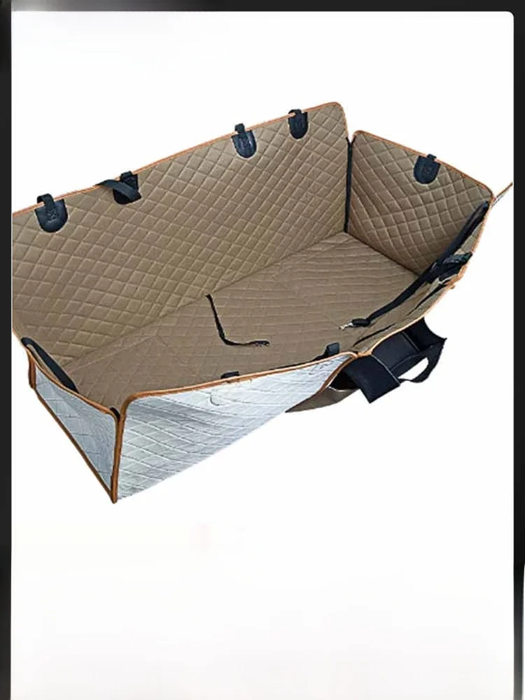 Водонепроницаемый, устойчивый к царапинам коврик для перевозки крупных собак в автомобиле, необходимый аксессуар для комфортных путешествий с питомцем.
Водонепроницаемый, устойчивый к царапинам коврик для перевозки крупных собак в автомобиле, необходимый аксессуар для комфортных путешествий с питомцем.