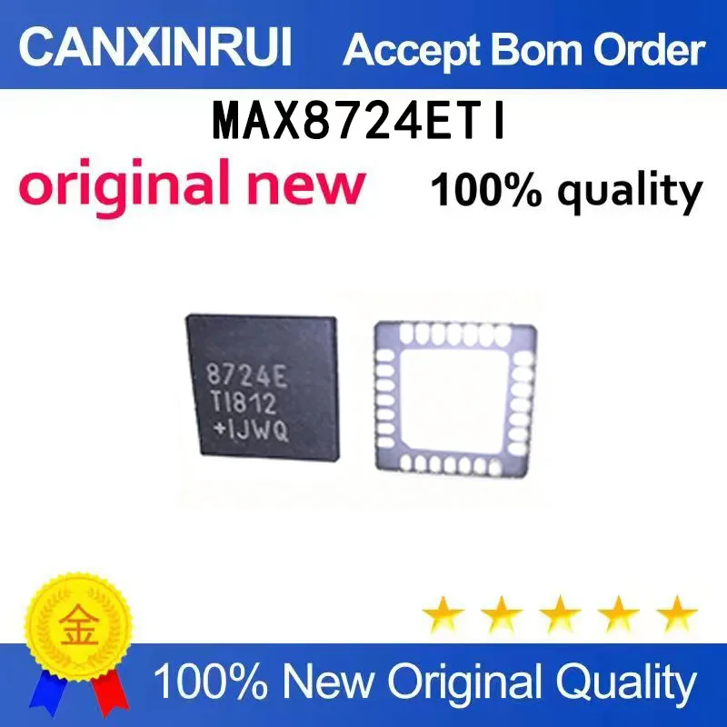 (5-100 pieces)New original MAX8724ETI MAX8724E 8724E QFN
(5-100 pieces)New original MAX8724ETI MAX8724E 8724E QFN