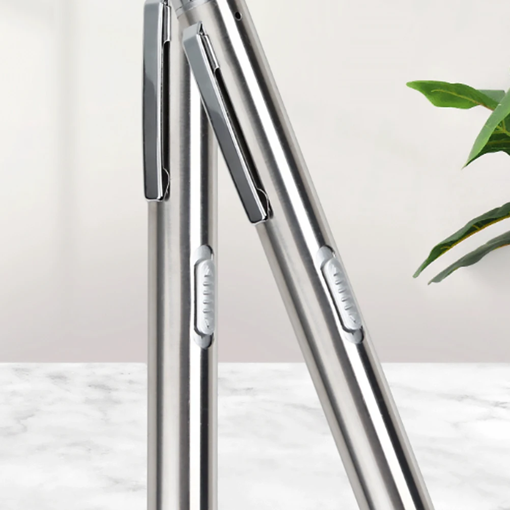 2Pcs Medical Pen Light USB Rechargeable Stainless Steel LED Flashlight Compact Portable for Neuro Patient Assessment
2Pcs Medical Pen Light USB Rechargeable Stainless Steel LED Flashlight Compact Portable for Neuro Patient Assessment