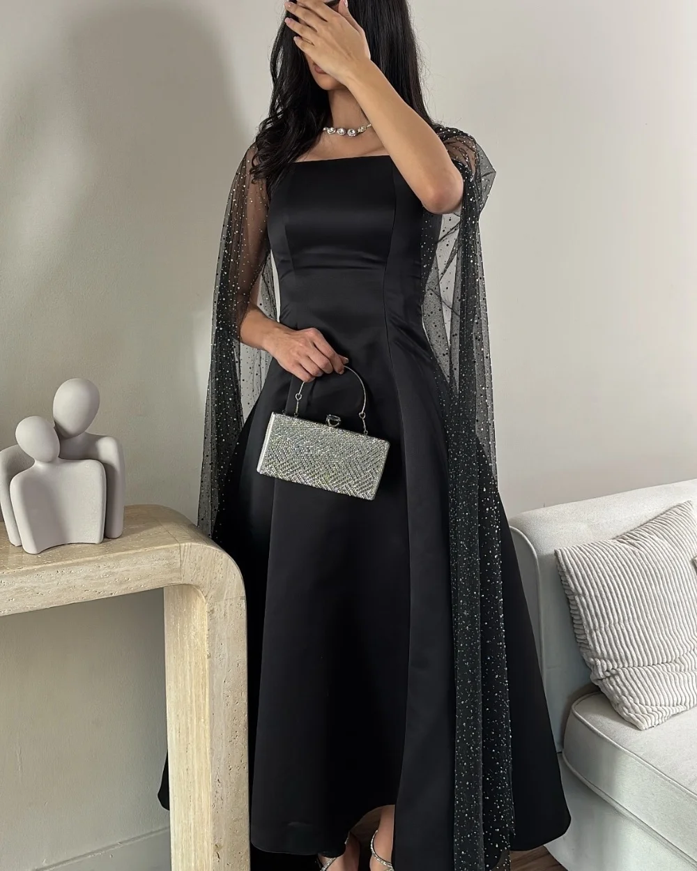 Customized Charmeuse Sequined Square Neck A-line Midi Dresses Bespoke Occasion Classic Gorgeous Evening Gown Glitter
Customized Charmeuse Sequined Square Neck A-line Midi Dresses Bespoke Occasion Classic Gorgeous Evening Gown Glitter