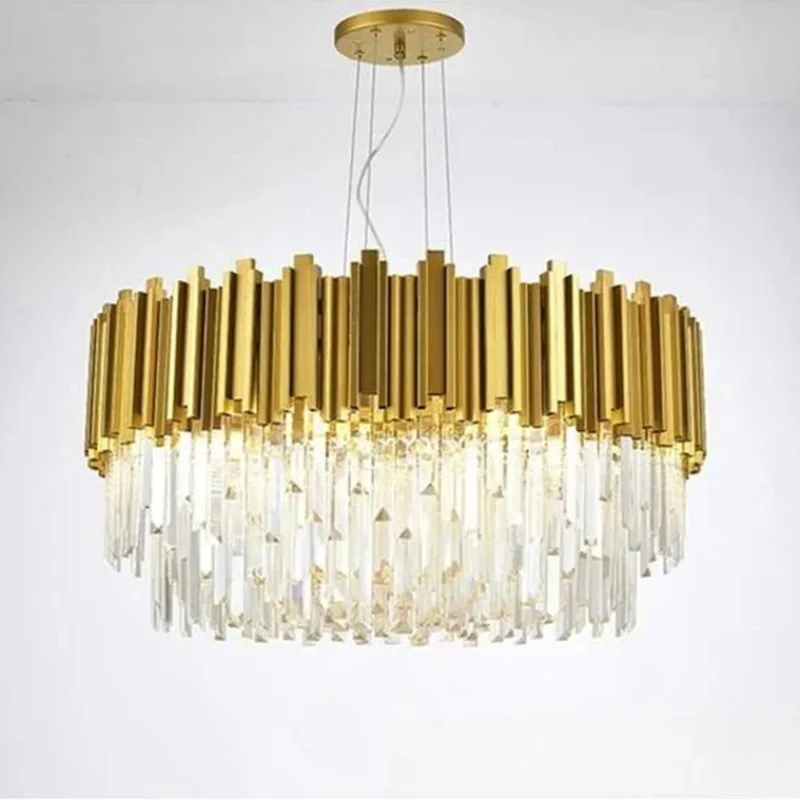 Postmodern light luxury simple living room large chandelier Nordic creative personality villa restaurant hotel round crystal cha
Postmodern light luxury simple living room large chandelier Nordic creative personality villa restaurant hotel round crystal cha