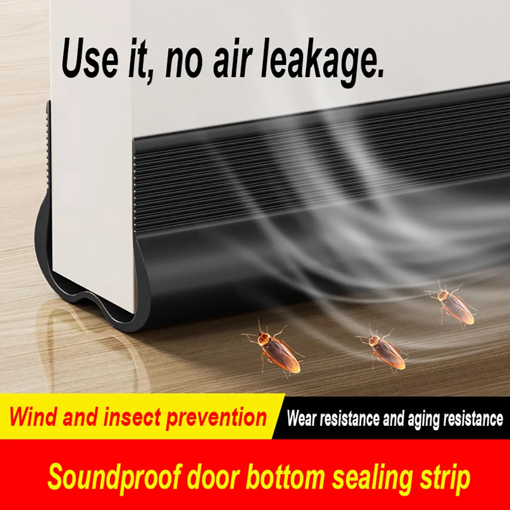 Door Draft Stopper Bottom Seal Strip Wind Blocker Dust Proof Door Gap Sealing Strip Noise Reduction Easy Install
Door Draft Stopper Bottom Seal Strip Wind Blocker Dust Proof Door Gap Sealing Strip Noise Reduction Easy Install
