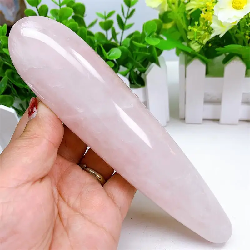 Natural Rose Quartz 18cm Crystal Quartz Large Massage Wand Gemstone Yoni for Women Health Smooth Polished Reiki Gifts
Natural Rose Quartz 18cm Crystal Quartz Large Massage Wand Gemstone Yoni for Women Health Smooth Polished Reiki Gifts